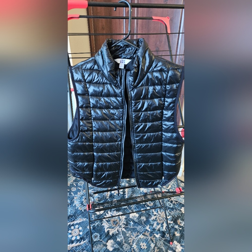 JoyLab Black Quilted Vest